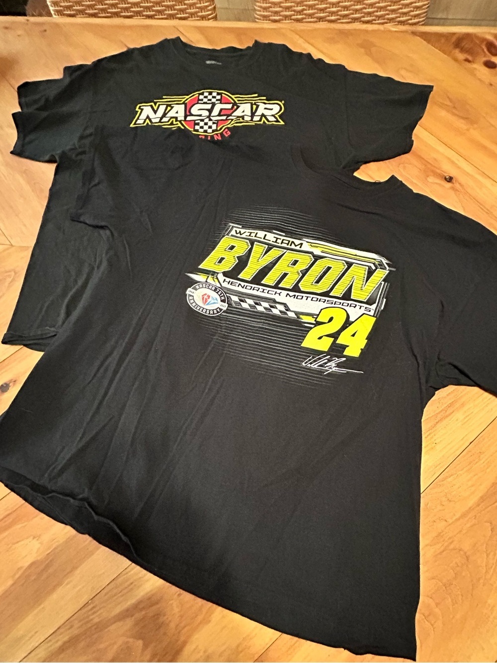 William Byron #24 NASCAR Black Graphic Tee